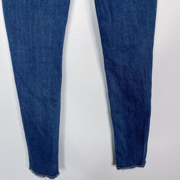 Rag & Bone Womens 27 The Skinny Jeans in La Paz Medium Wash Ripped Distressed - Picture 9 of 12